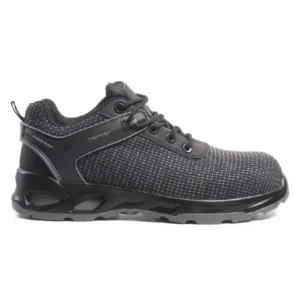 AMANTIO, zapato S3, suela 2 densidad, tejido PUROTECH gris