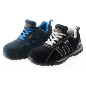 BAIO Azul, zapato S1P piel nobuck suela EVA metal free