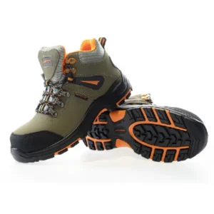 CANCIO, bota S3 HRO 300ºC hecha en nobuck khaki